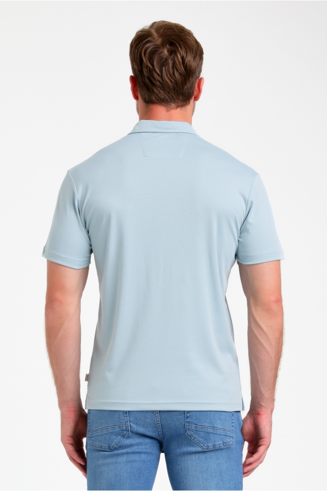 PREMIUM POLO VAN JERSEY KWALITEIT 235531 4001 Bright blue